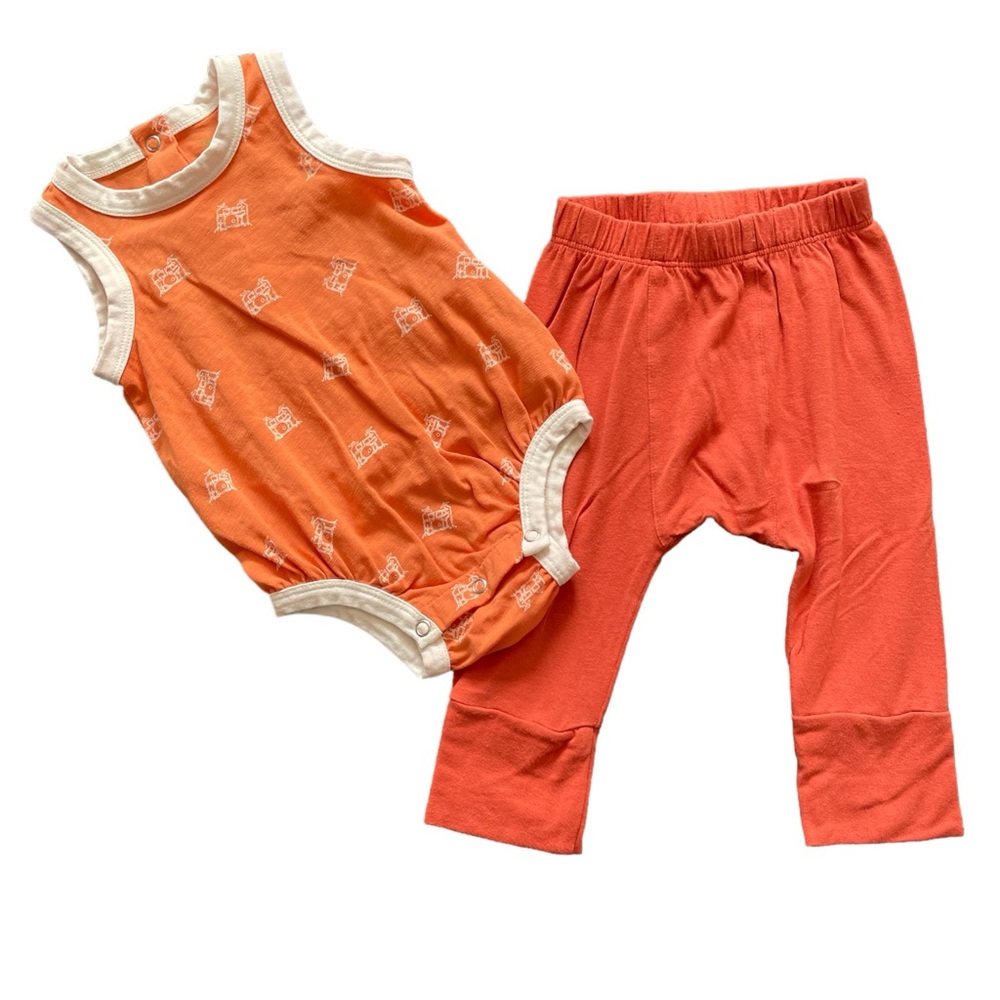 #M075, kate quinn little Liam bodysuit and panda pants